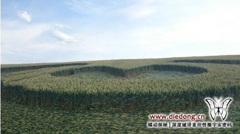 2015年7月12日捷克Skalice nad Svitavou麦田怪圈