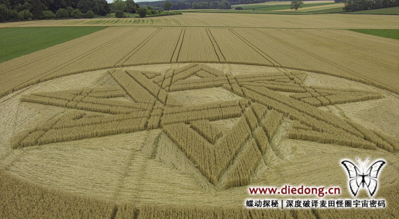 2015年7月16日德国Mnchener Berg麦田怪圈