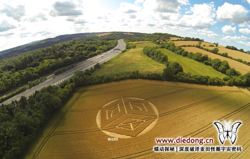 2015年7月19日英国Ockley Hill麦田怪圈