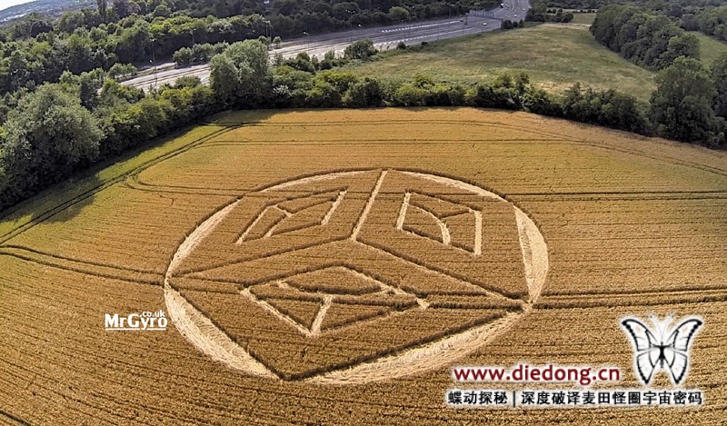 2015年7月19日英国Ockley Hill麦田怪圈