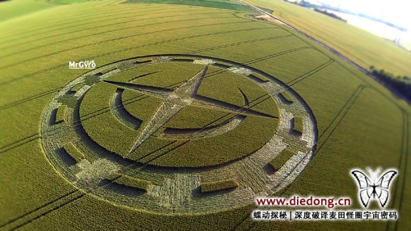 2015年7月10日英国Winterbourne Stoke Down麦田怪圈