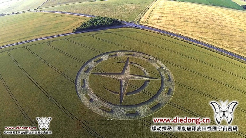 2015年7月10日英国Winterbourne Stoke Down麦田怪圈