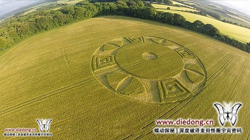 2016年6月16日英国Ox Drove麦田怪圈