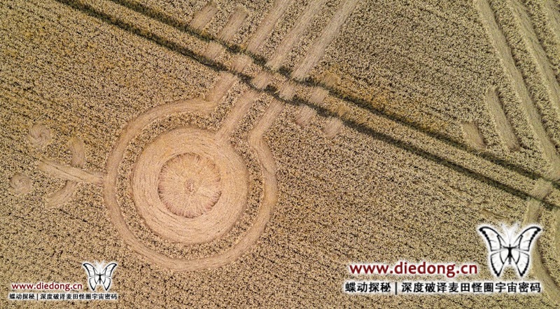 2018年7月26日英国Chesterton Windmill麦田怪圈