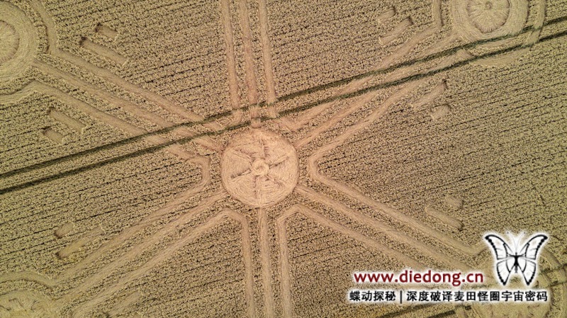 2018年7月26日英国Chesterton Windmill麦田怪圈