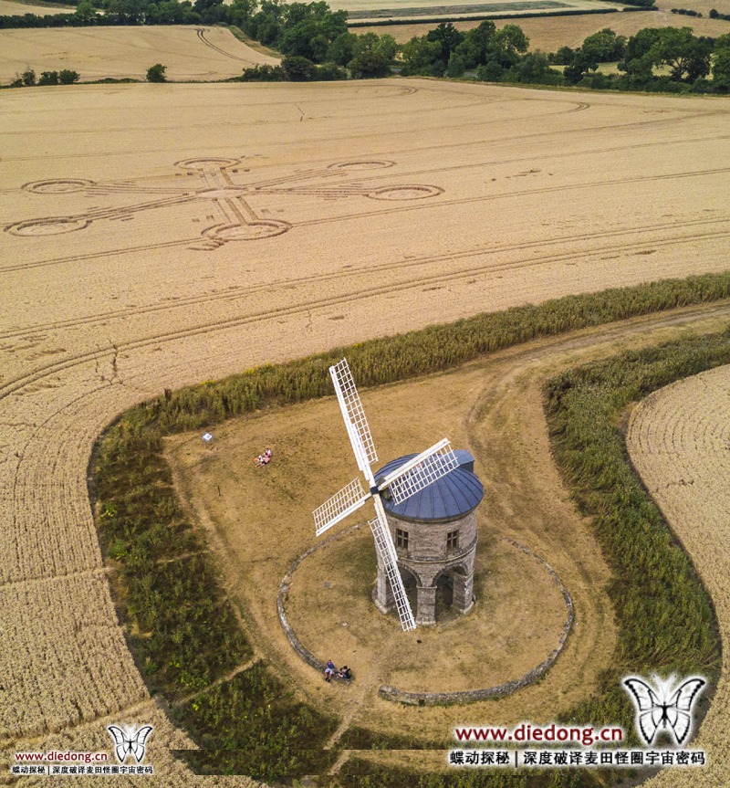 2018年7月26日英国Chesterton Windmill麦田怪圈