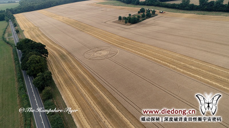 2018年8月19日英国Pancake Plantation麦田怪圈