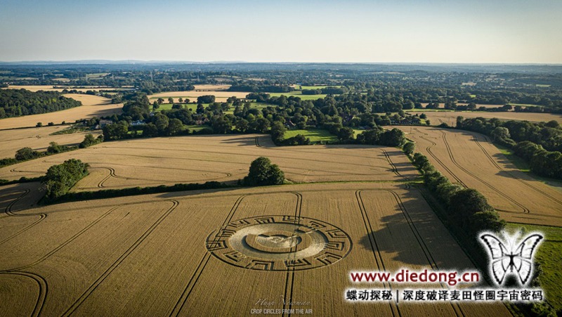 2021年7月18日英国Woodcote Lane麦田怪圈