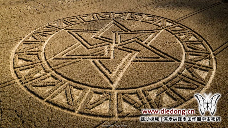 2021年8月8日英国Kitt's Lane麦田怪圈