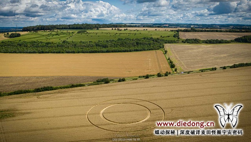 2021年8月8日英国the Roman Road麦田怪圈