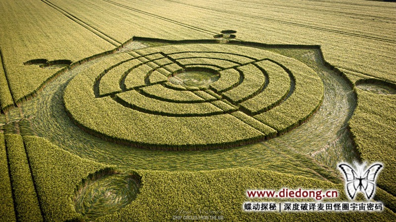 2023年6月11日英国Roundway Down麦田怪圈